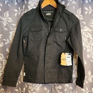 Vans Boys Hawser Lightweight Button Up/zipper Street Casual Jacket NWT